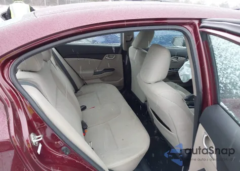 2013 Honda Civic Lx из США, поврежденный, VIN 2HGFB2F51DH599979